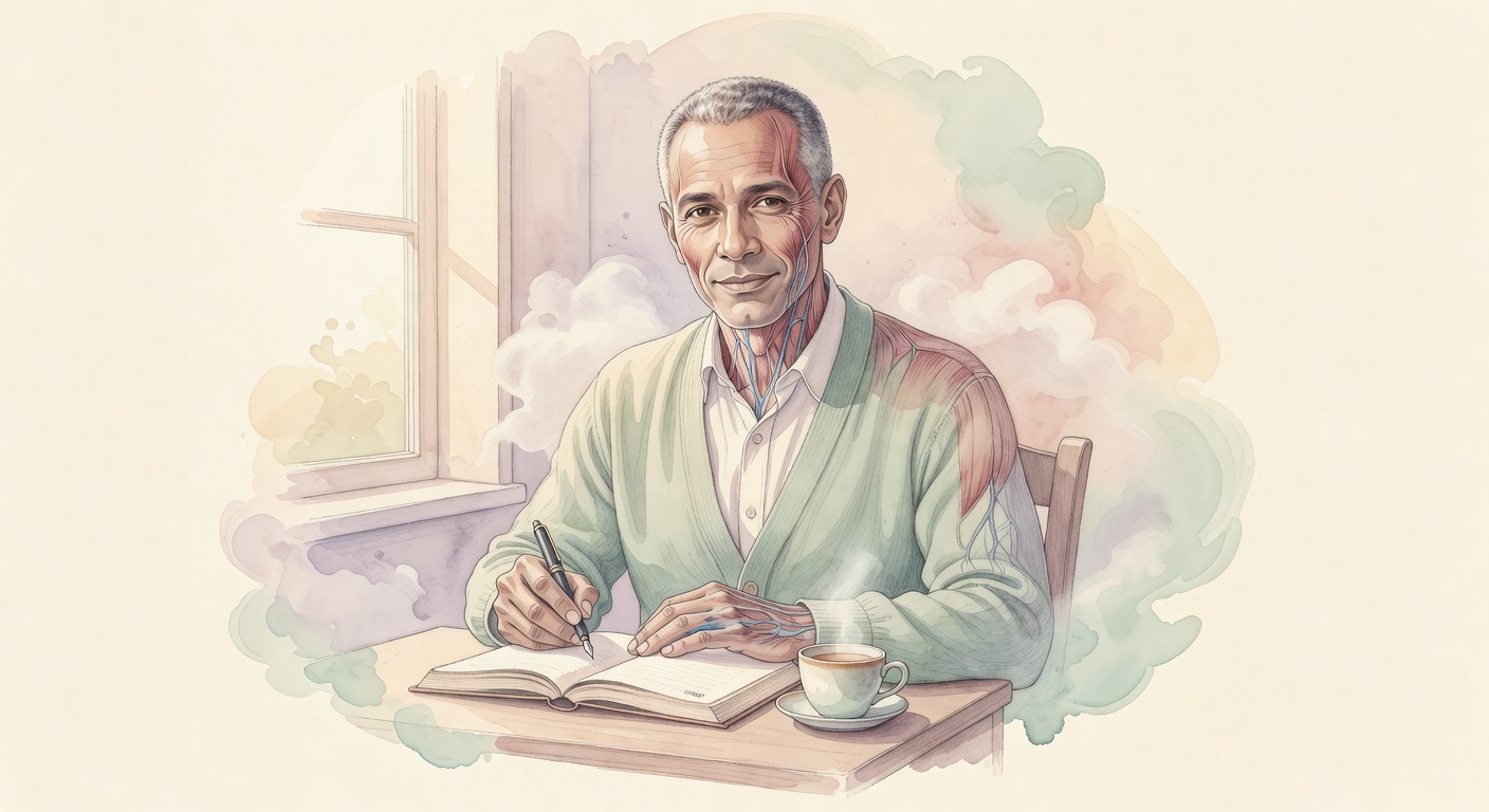 Marcus At Desk