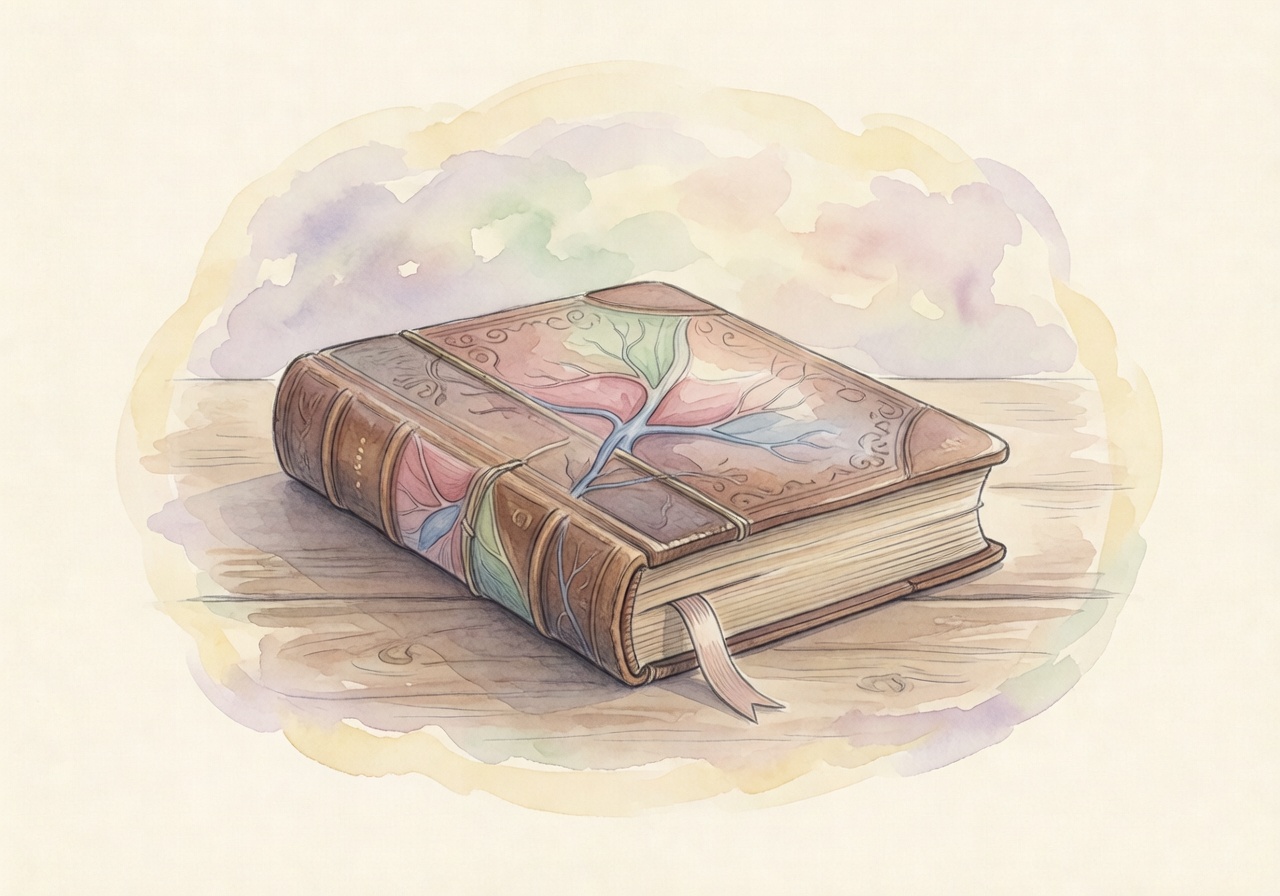 Worn Leather Book