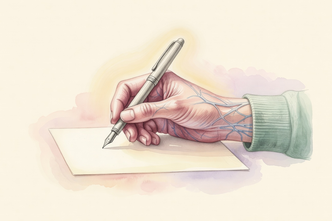 Hand Holding Pen