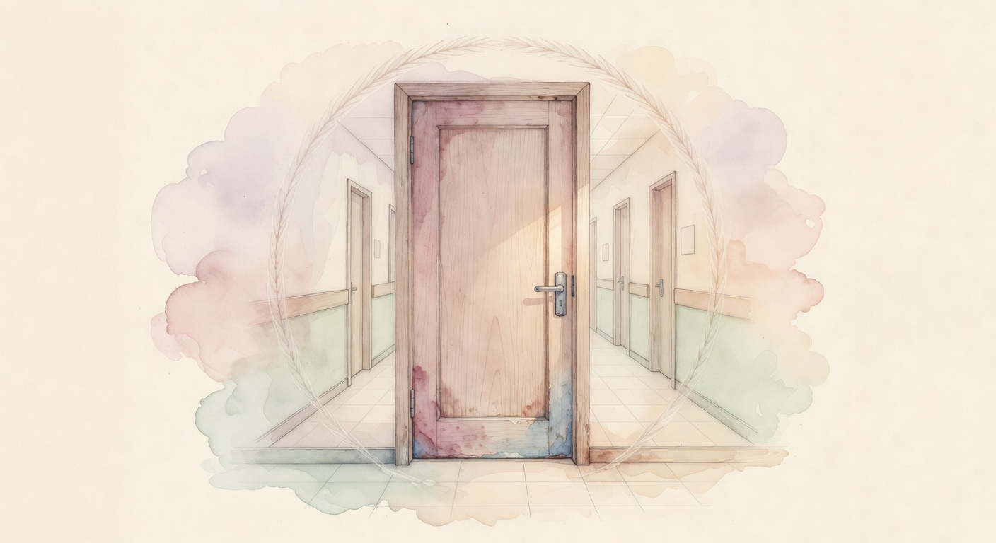 Closed Clinic Door