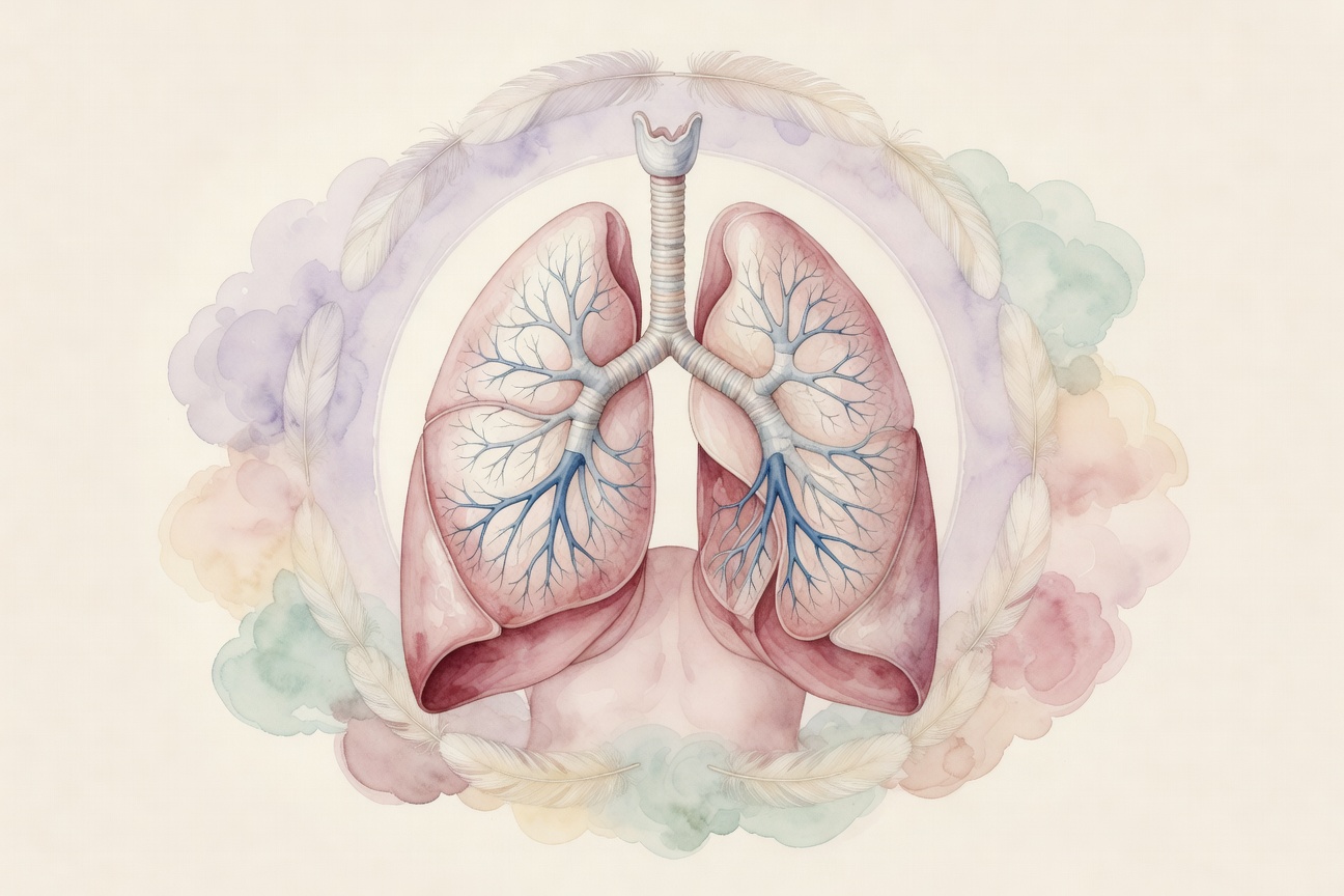 Diaphragm And Lungs